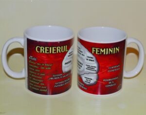 Cana cadou CREIERUL FEMININ