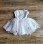 Costum Craciun fete rochita fulg de nea 2-3 ani