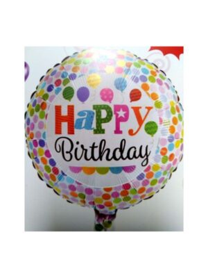 Balon folie Happy Birthday buline