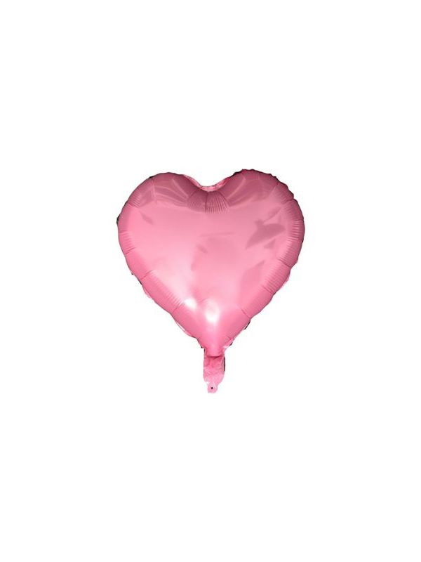 Balon folie inima roz
