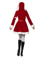 Costum Craciun femei Miss Santa cu gluga 3