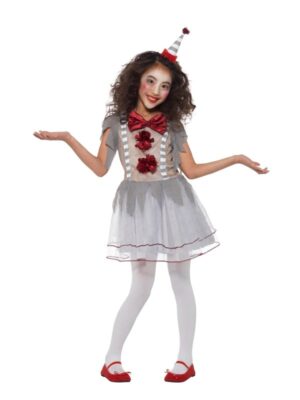 Costum Halloween copii fata clown vintage