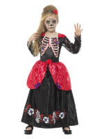 Costum Halloween copii schelet Day of the Dead de lux 2