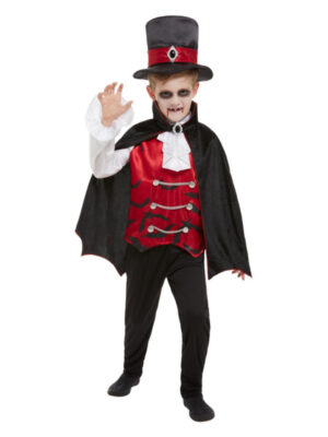 Costum Halloween copii vampir negru 2