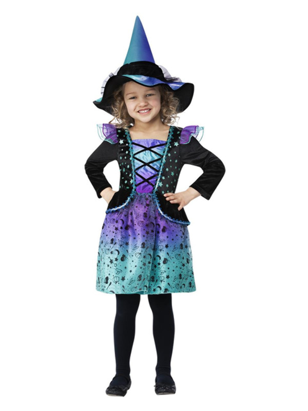 Costum Halloween copii vrajitoare cosmica