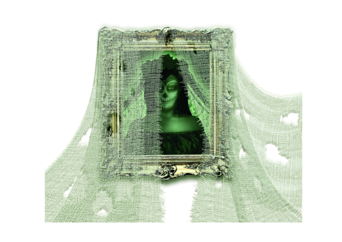 Decor Halloween panza alba 2