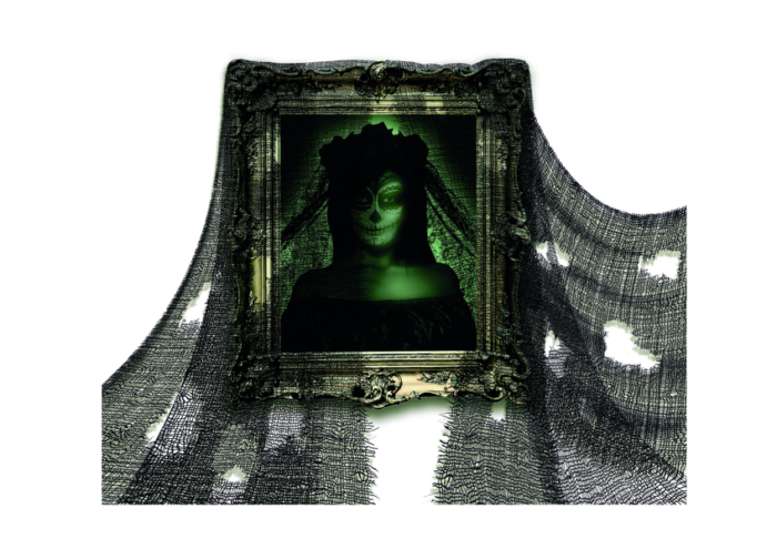 Decor Halloween panza neagra 2