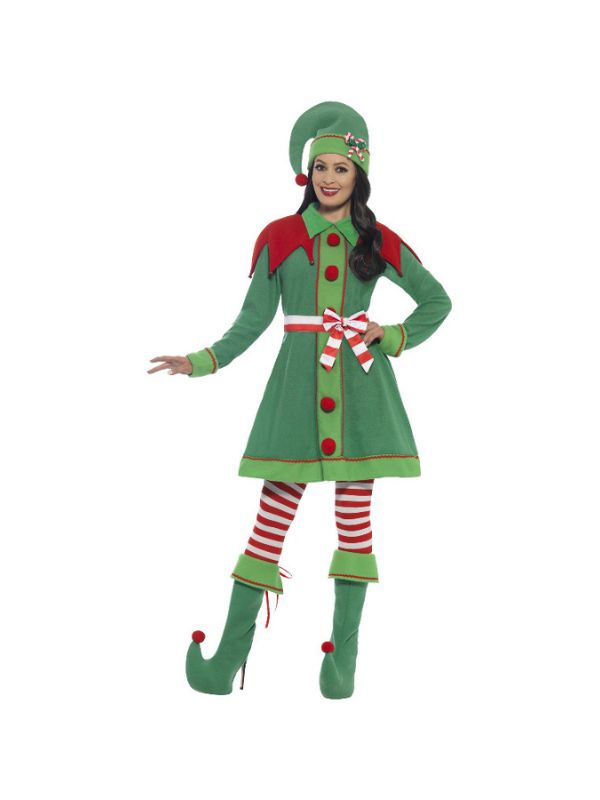 Costum Craciun femei spiridusa Miss Elf